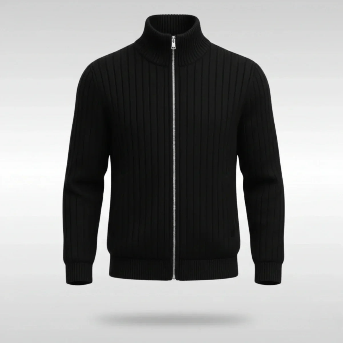 Monarch Wear | Veste zippée classique élégante – RibbedWarm™