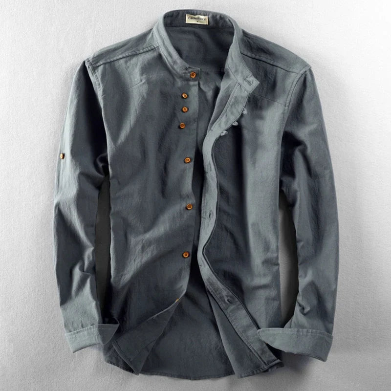 Monarch Wear - Mandarijnenkraag Overhemd Osaka™