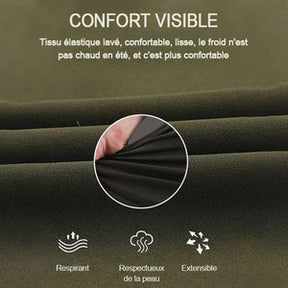 50% de réduction - Haute élasticité - Pantalon décontracté à jambe droite et taille haute
