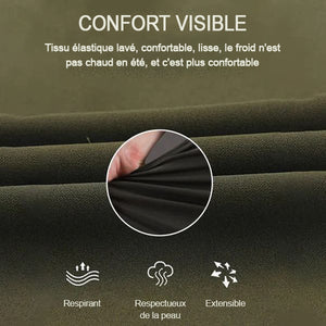 50% de réduction - Haute élasticité - Pantalon décontracté à jambe droite et taille haute