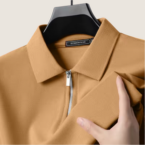 Monarch – Poloshirt voor heren met ritssluiting – Moderne stijl en lichtgewicht comfort