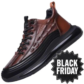 Chaussures de loisirs italiennes en crocodile imprimé avec coussin d'air pour hommes - Croc™ - [BLACK FRIDAY] - [ACHETÉZ 1, RECEVÉZ 2 GRATUIT]
