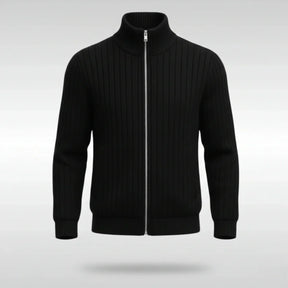 Monarch Wear | Stijlvol Klassiek Vest met Rits – RibbedWarm™
