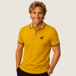 Monarch – Poloshirt voor heren met contrasterende details