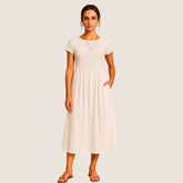Monarch Alice midi-jurk – Casual en tijdloze elegantie
