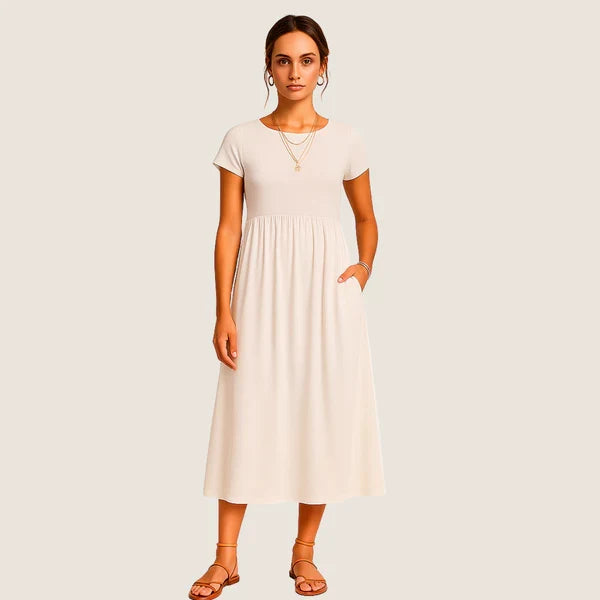 Monarch Alice midi-jurk – Casual en tijdloze elegantie