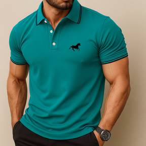 Monarch – Poloshirt voor heren met contrasterende details
