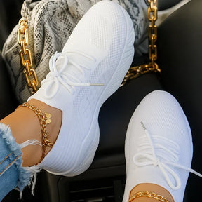 Monarch RespiraFlex sneakers – Ademend mesh met veters, EVA-zool