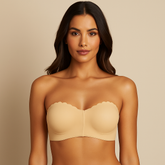 Onzichtbare Push-up Strapless BH – Voorsluiting en Centrerend Effect