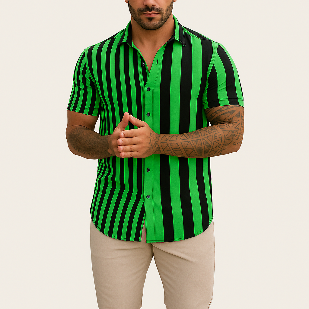 Monarch Overhemd met Print – Casual Zomerstijl
