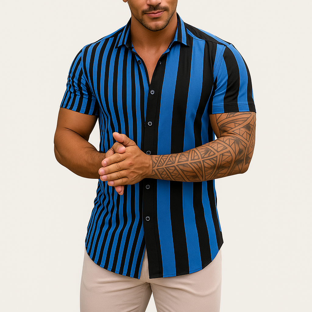Monarch Overhemd met Print – Casual Zomerstijl