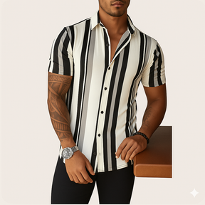 Monarch Overhemd met Print – Casual Zomerstijl