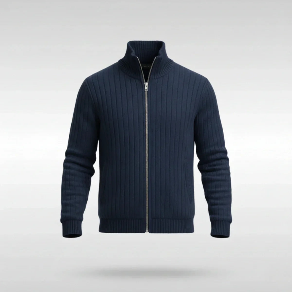 Monarch Wear | Stijlvol Klassiek Vest met Rits – RibbedWarm™