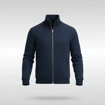 Monarch Wear | Stijlvol Klassiek Vest met Rits – RibbedWarm™