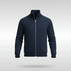 Monarch Wear | Stijlvol Klassiek Vest met Rits – RibbedWarm™