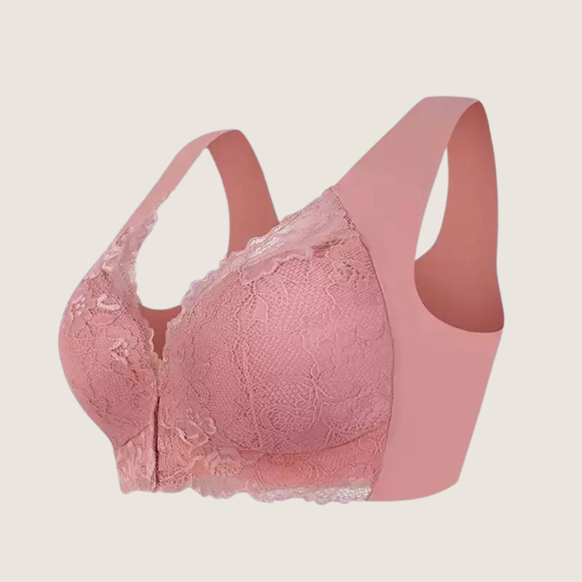 Sexy Kanten Beha - Comfortabele Push-Up Grote Maten met Voorsluiting