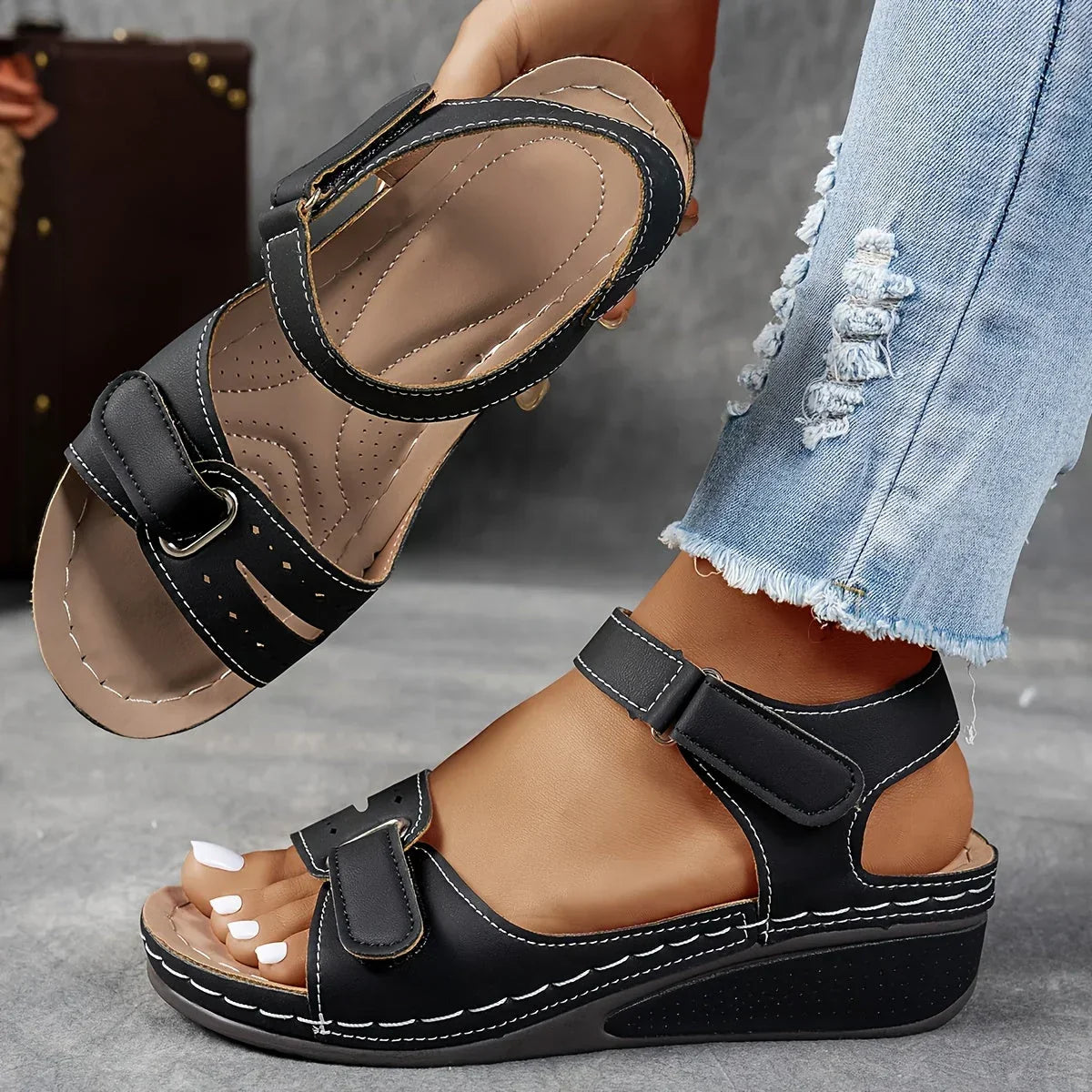 Élise™ | Comfortabele orthopedische sandalen Élise