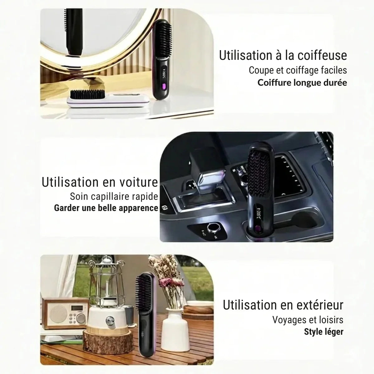 Monarch Wear | Brosse coiffante pour cheveux courts – VolumeLift™