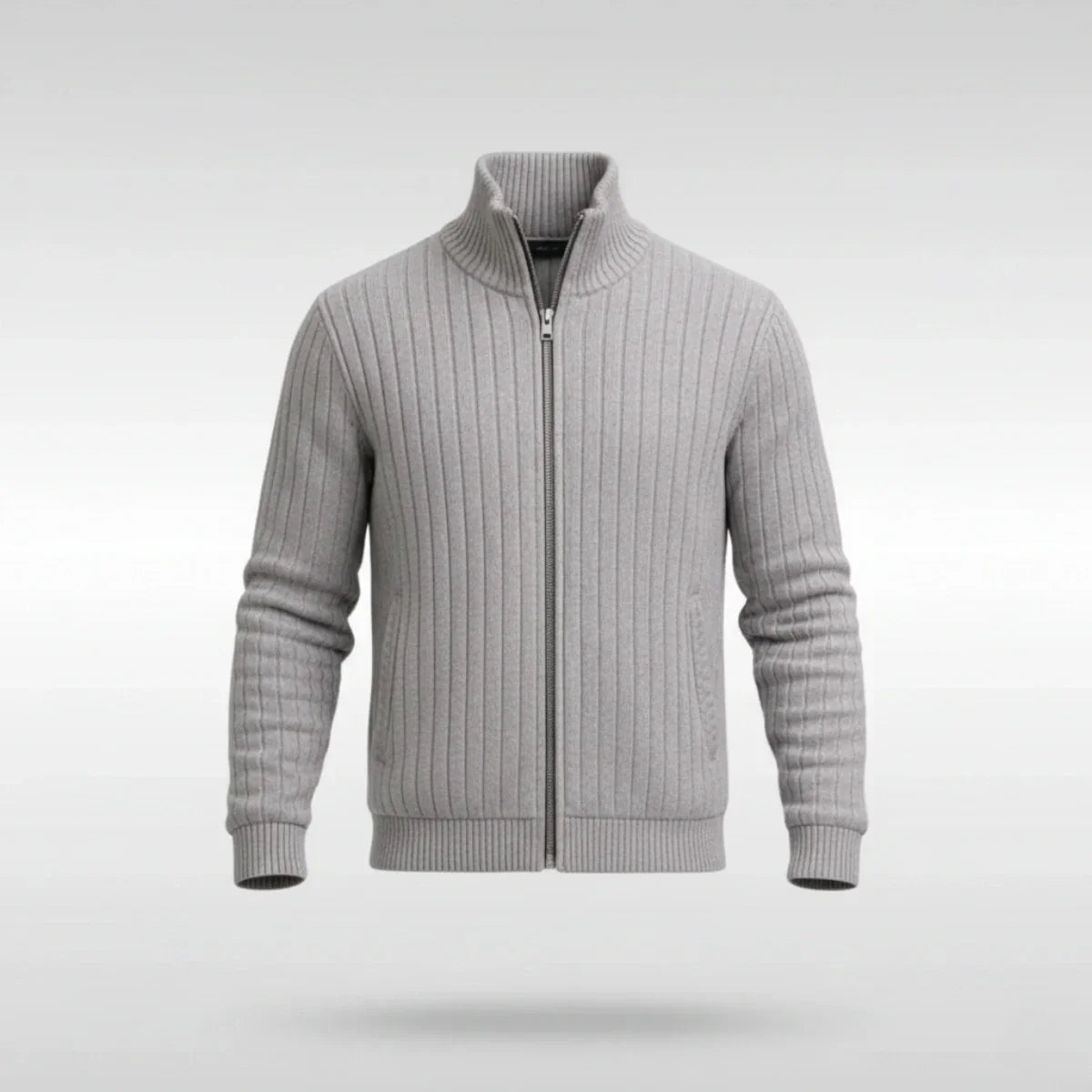 Monarch Wear | Stijlvol Klassiek Vest met Rits – RibbedWarm™