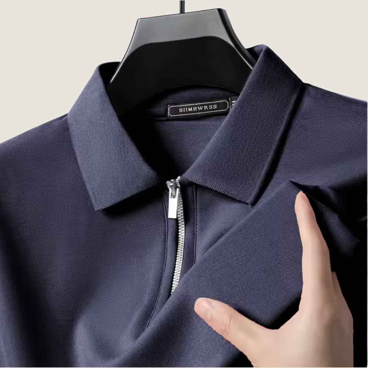 Monarch – Poloshirt voor heren met ritssluiting – Moderne stijl en lichtgewicht comfort