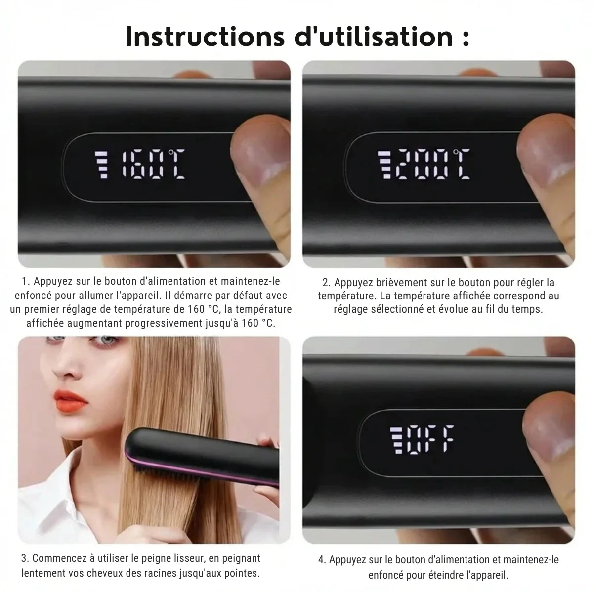 Monarch Wear | Brosse coiffante pour cheveux courts – VolumeLift™