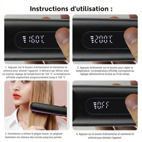 Monarch Wear | Brosse coiffante pour cheveux courts – VolumeLift™