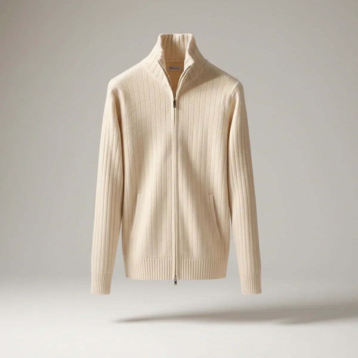 Monarch Wear | Stijlvol Klassiek Vest met Rits – RibbedWarm™