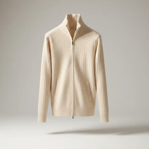 Monarch Wear | Stijlvol Klassiek Vest met Rits – RibbedWarm™