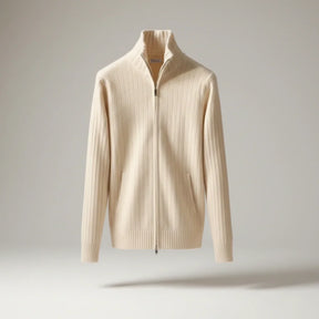 Monarch Wear | Stijlvol Klassiek Vest met Rits – RibbedWarm™