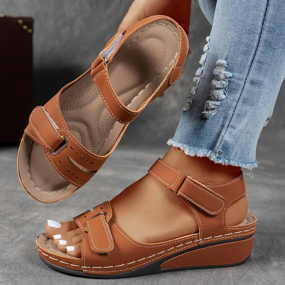 Élise™ | Comfortabele orthopedische sandalen Élise