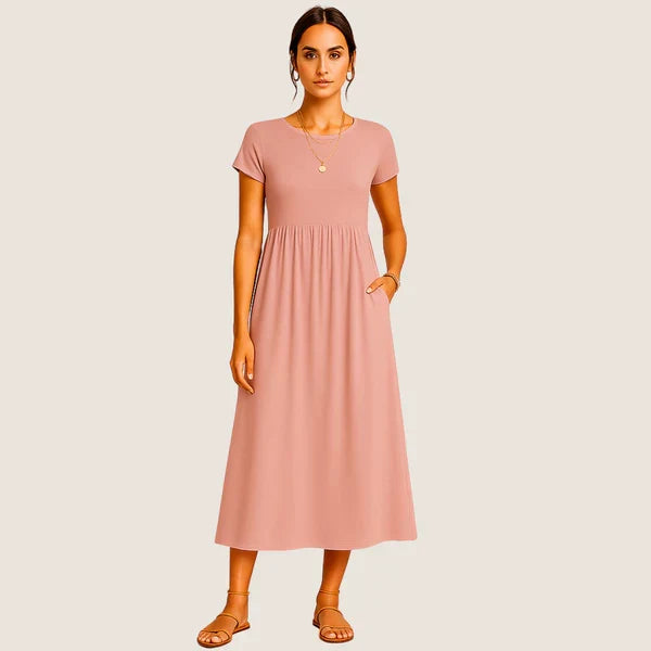 Monarch Alice midi-jurk – Casual en tijdloze elegantie