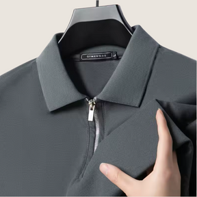 Monarch – Poloshirt voor heren met ritssluiting – Moderne stijl en lichtgewicht comfort