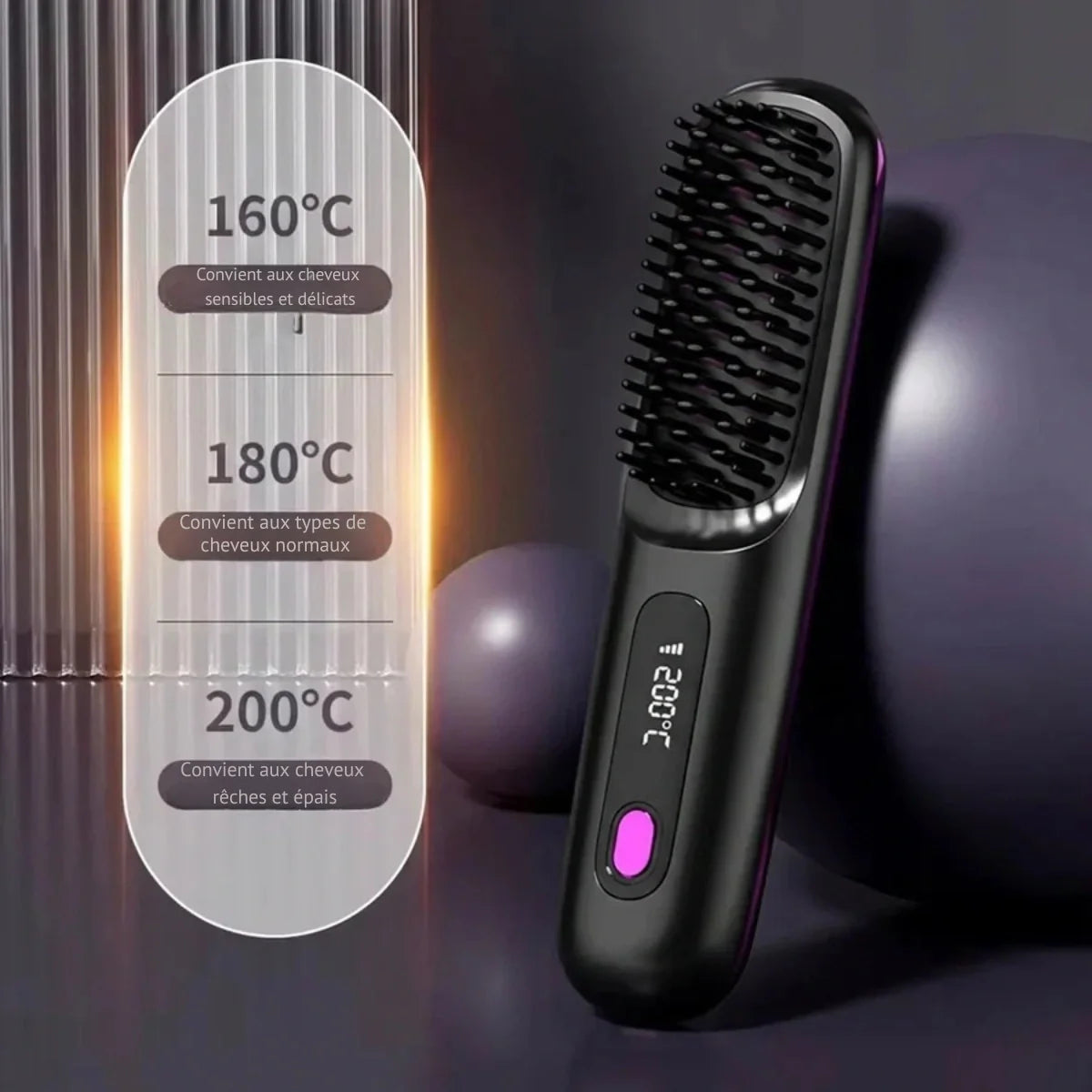 Monarch Wear | Brosse coiffante pour cheveux courts – VolumeLift™