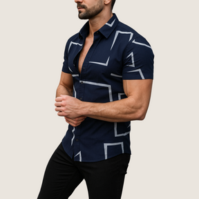 Monarch Overhemd met Print – Casual Zomerstijl