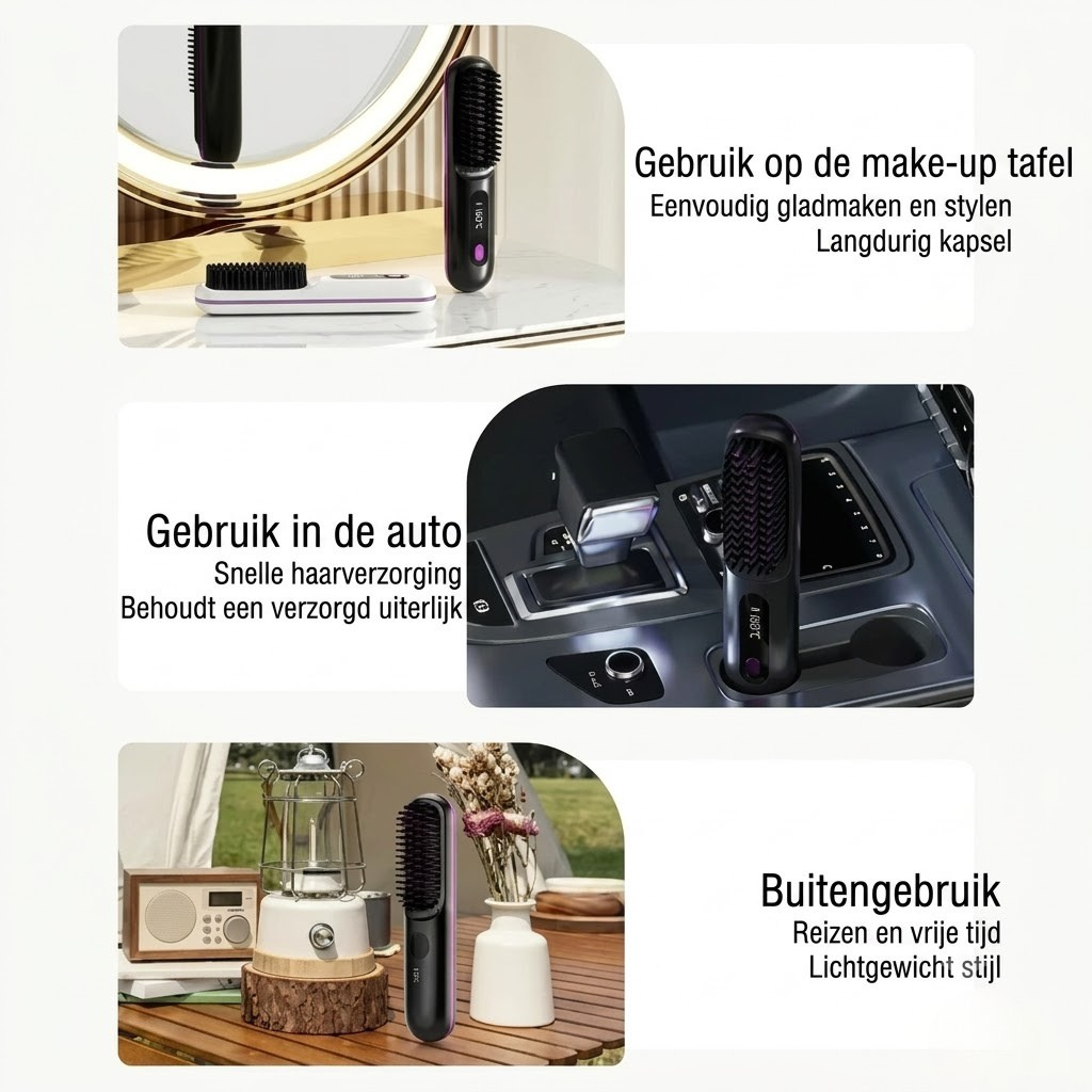 Monarch Wear | Stylingborstel voor kort haar – VolumeLift™