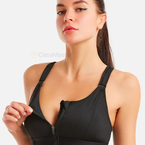 Verstelbare fitness sport-bh met maximale ondersteuning - Bra