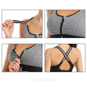 Verstelbare fitness sport-bh met maximale ondersteuning - Bra