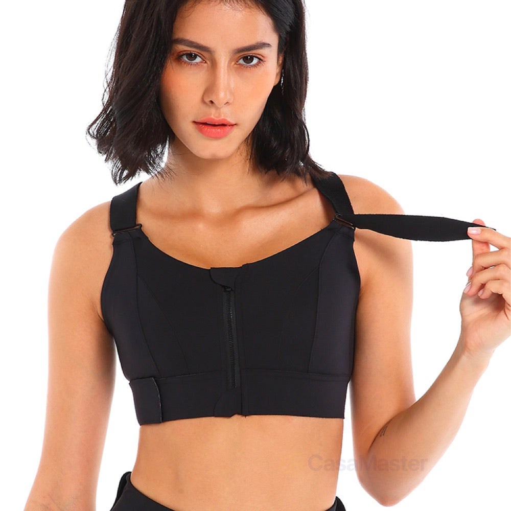 Verstelbare fitness sport-bh met maximale ondersteuning - Bra