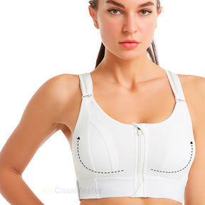 Verstelbare fitness sport-bh met maximale ondersteuning - Bra