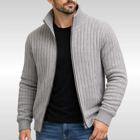 Monarch Wear | Stijlvol Klassiek Vest met Rits – RibbedWarm™