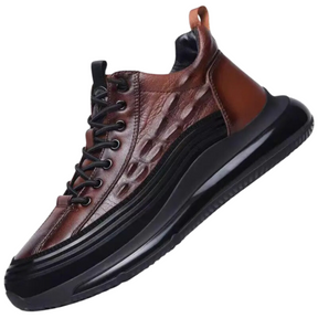 Chaussures de loisirs italiennes en crocodile imprimé avec coussin d'air pour hommes - Croc™ - [BLACK FRIDAY] - [ACHETÉZ 1, RECEVÉZ 2 GRATUIT]