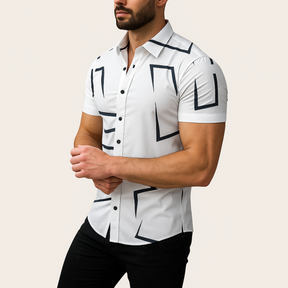 Monarch Overhemd met Print – Casual Zomerstijl