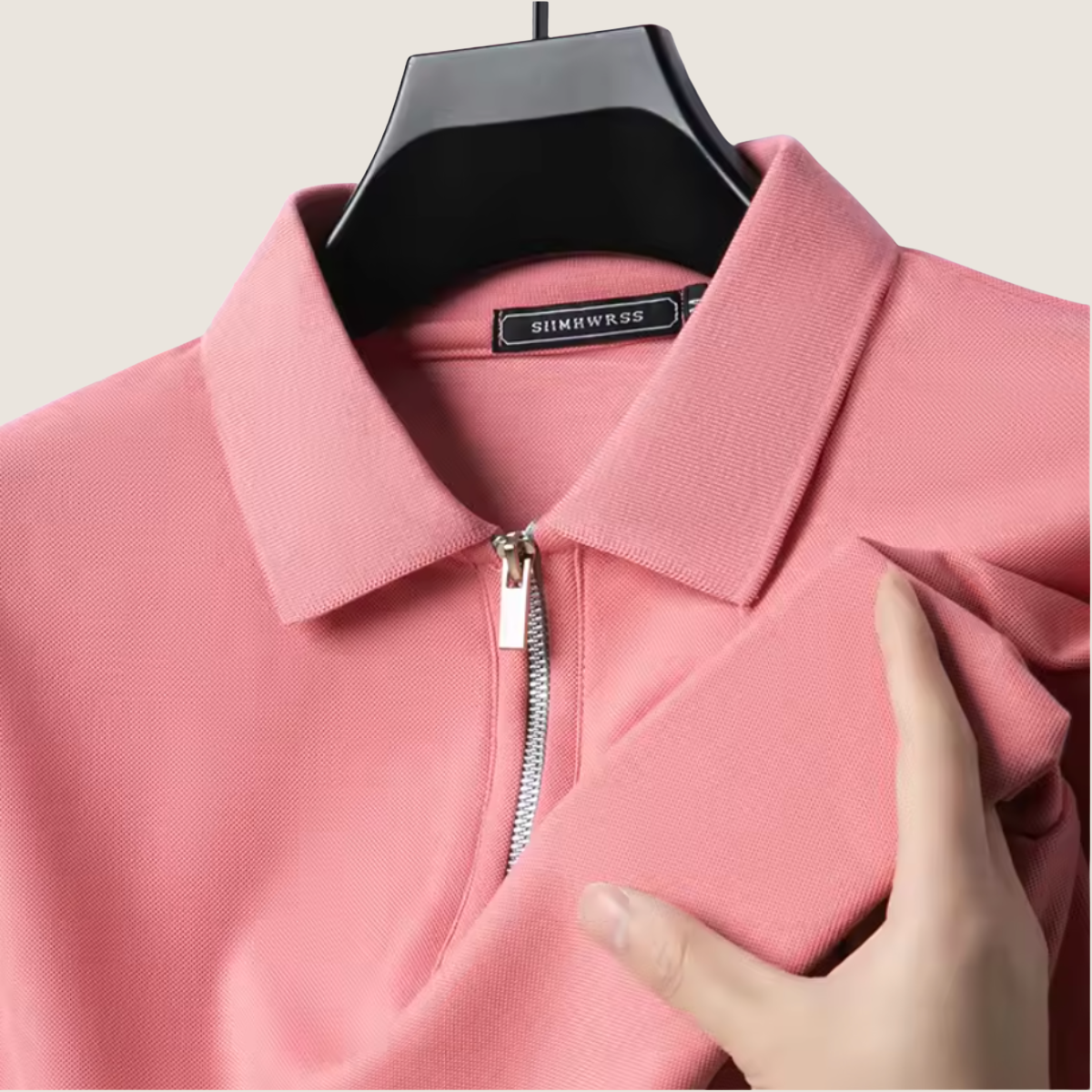 Monarch – Poloshirt voor heren met ritssluiting – Moderne stijl en lichtgewicht comfort