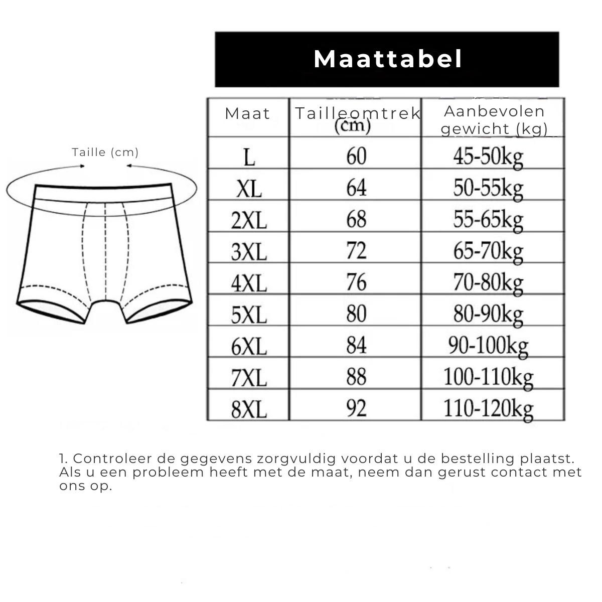Monarch Wear - Set van 10 Boxers in Bamboevezel [Betaal 5, Ontvang 10]