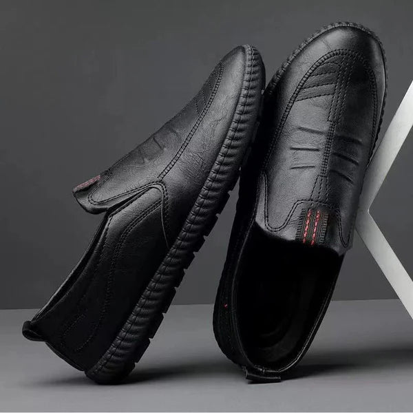 Mocassin en cuir décontractées à enfiler pour hommes - [BLACK FRIDAY] - [ACHETÉZ 1, RECEVÉ 2 GRATUIT]