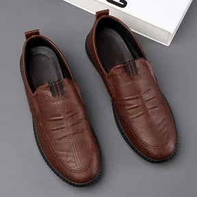 Mocassin en cuir décontractées à enfiler pour hommes - [BLACK FRIDAY] - [ACHETÉZ 1, RECEVÉ 2 GRATUIT]