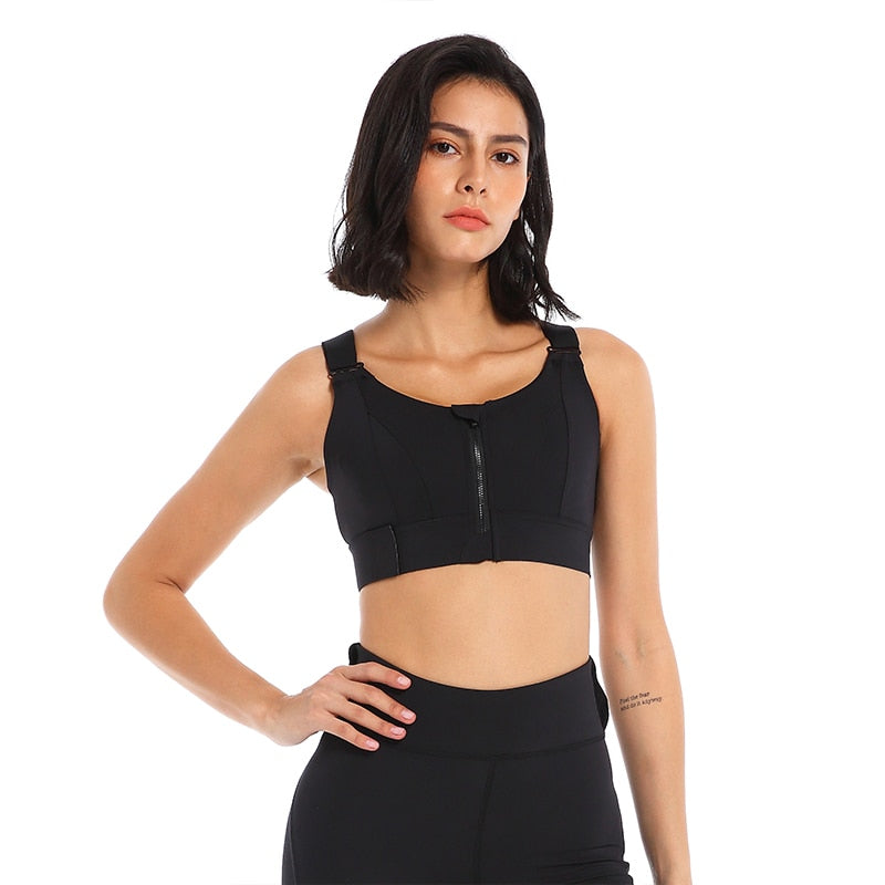 Verstelbare fitness sport-bh met maximale ondersteuning - Bra