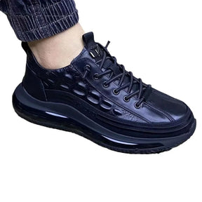 Chaussures de loisirs italiennes en crocodile imprimé avec coussin d'air pour hommes - Croc™ - [BLACK FRIDAY] - [ACHETÉZ 1, RECEVÉZ 2 GRATUIT]