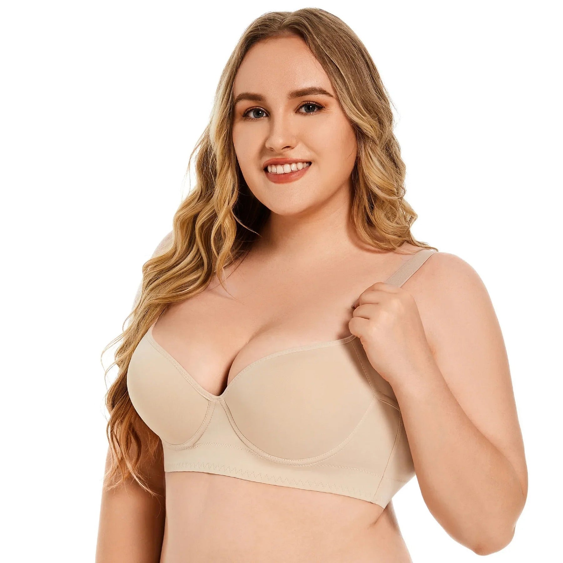 Curve® gladmakende push-up bh