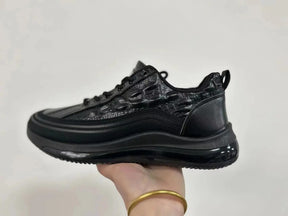 Chaussures de loisirs italiennes en crocodile imprimé avec coussin d'air pour hommes - Croc™ - [BLACK FRIDAY] - [ACHETÉZ 1, RECEVÉZ 2 GRATUIT]